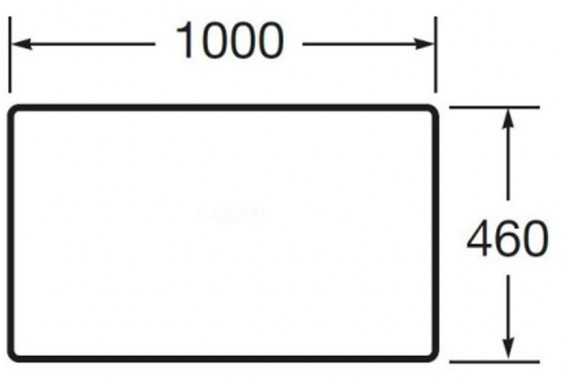 Roca Victoria Basic A857506155 Габаритные размеры