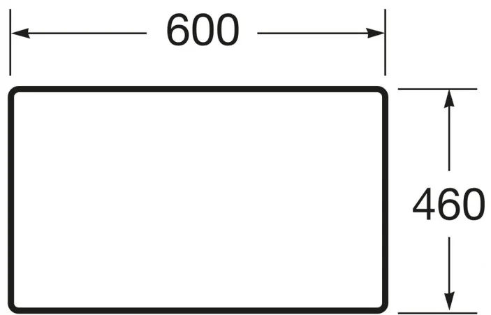 Roca Victoria Basic A857502806, 60 см Габаритні розміри