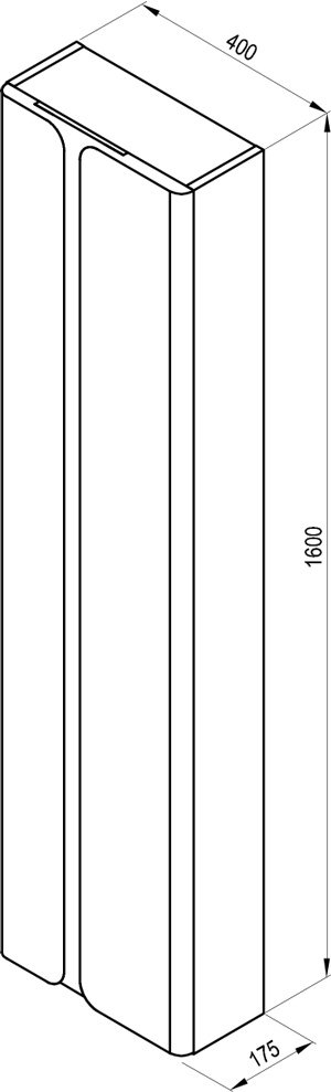 Ravak SB 400 Balance (X000001373) Габаритні розміри