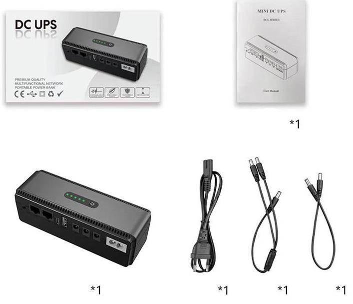 Джерело безперебійного живлення Yepo Smart DC-UPS 10400mAh DC-5V/9V/12V (UA-112485) ціна 2699 грн - фотографія 2