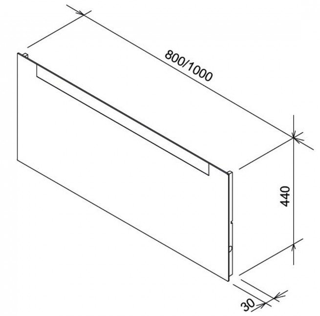 Ravak Clear 800 (X000000765) Габаритні розміри