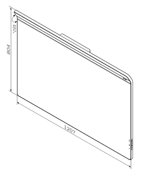 AM.PM Inspire 2.0 M50AMOX1201SA Габаритные размеры