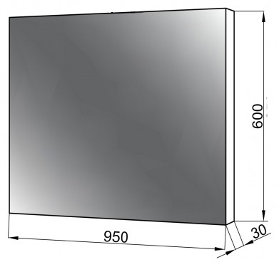 ЮВВІС Elba Light 950 Габаритные размеры