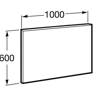 Roca Victoria Basic 1000 (A812329406) Габаритні розміри