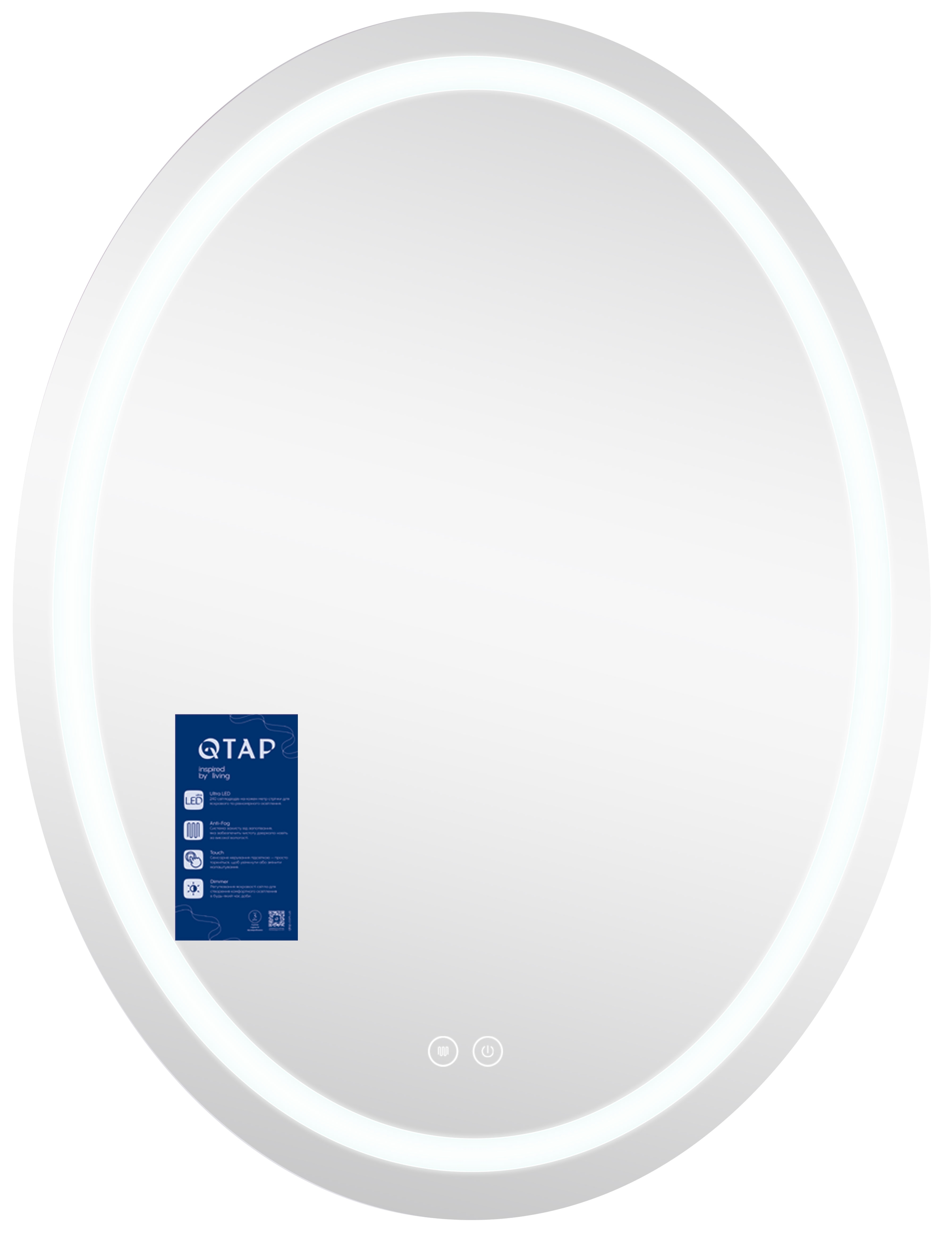 в продажу Дзеркало Q-Tap Mideya (DC-F801) 600х800 - фото 3
