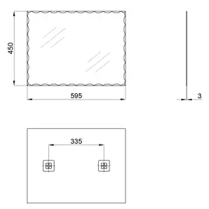 Lidz 140.07.12 450х600 (LD55781400712W) Габаритные размеры