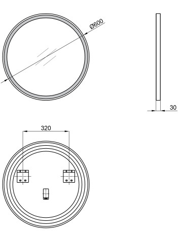 Q-Tap Robin R600 (QT13786502B) Габаритные размеры