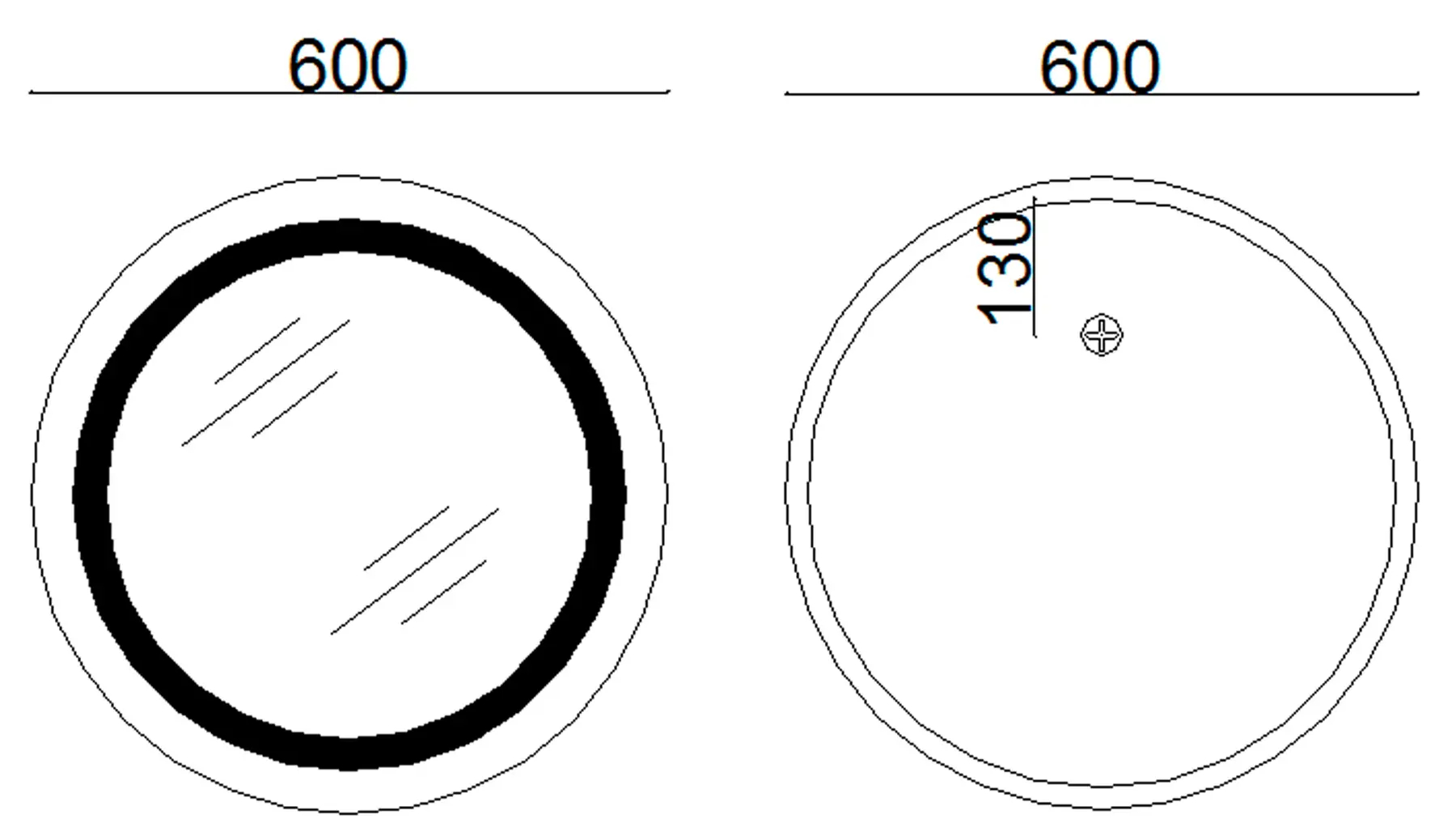 Lidz Aria R600 (LD78LR600) Габаритні розміри