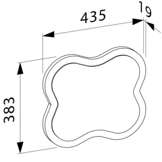 Laufen Florakids (H4616010034691) Габаритні розміри