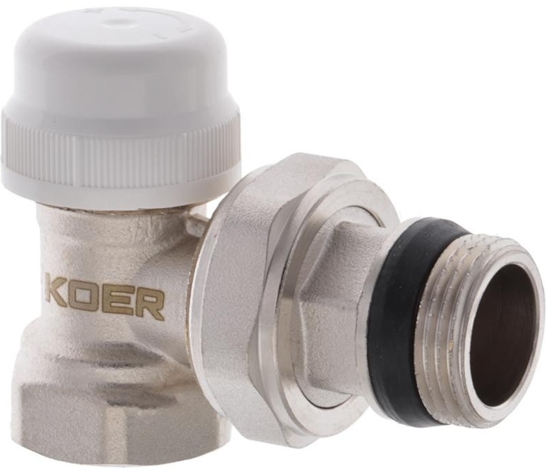 Термостатичний клапан Koer KR.921-Gi 3/4" кутовий (KR2683)