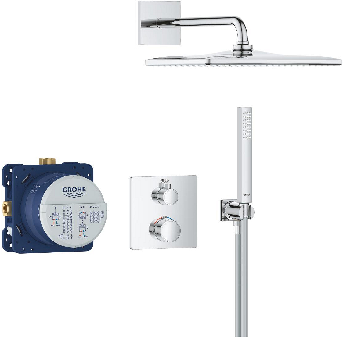 Душевая система Grohe Grohtherm (34870000) цена 34502 грн - фотография 2