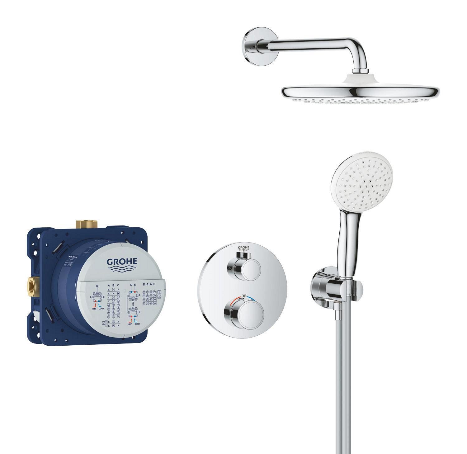 Душова система Grohe Grohtherm (34872000) ціна 25286 грн - фотографія 2