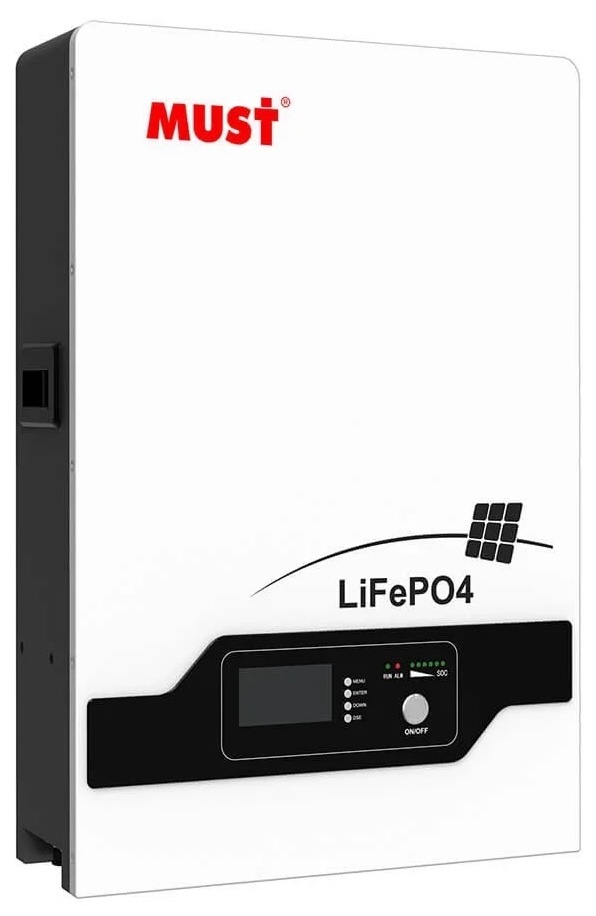 Аккумуляторная батарея Must LP16-24100 25.6V 100Ah 2.56kWh LiFePO4