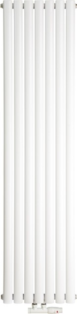 Luxrad Oval 1700x410x88 нижнє підключення ZDC (центр) + кріплення (OVA17004109003ZDC)
