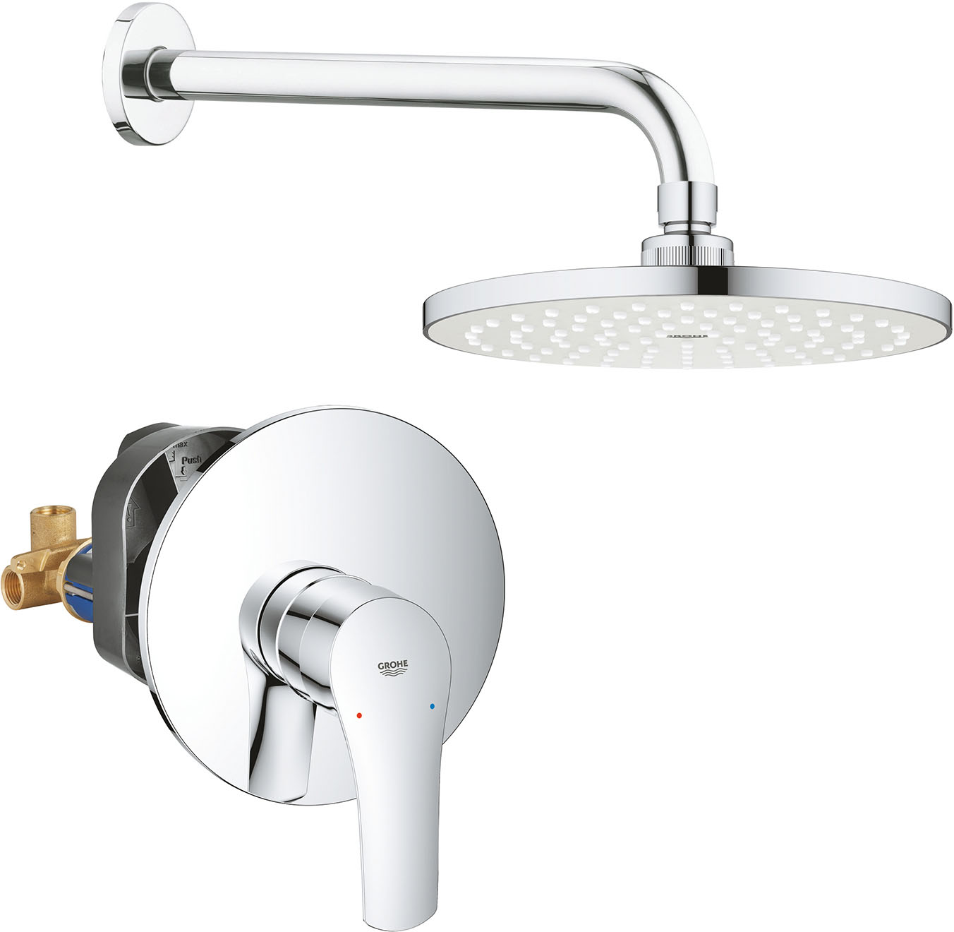 Душевый набор Grohe Eurosmart 33556003+28576000+27541001 (UA33556003)