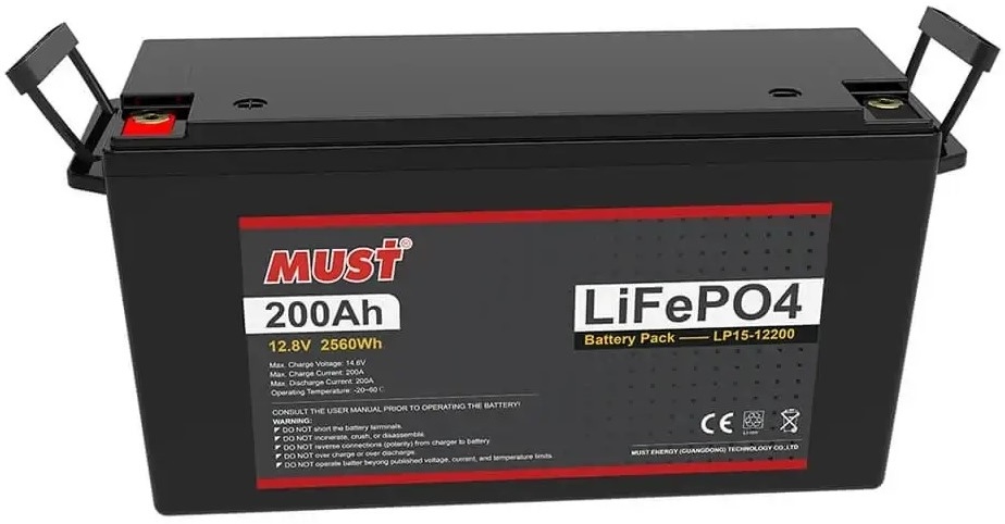 Must LP15-12200 12.8V 200Ah