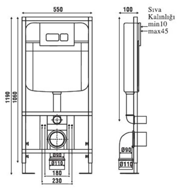 NKP (0026) Габаритные размеры