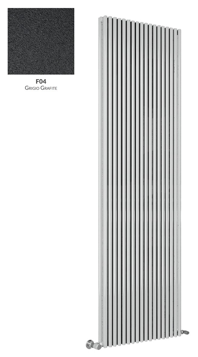 Радиатор на 14 секций Cordivari RDT Alice 22 Tandem 1800x420, 14 секций, Grigio Grafite (AT2214180V11F04A)