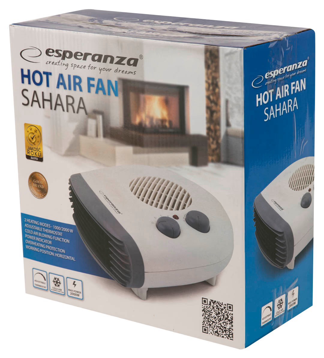 Тепловентилятор Esperanza EHH003 Fan Heater Sahara огляд - фото 8