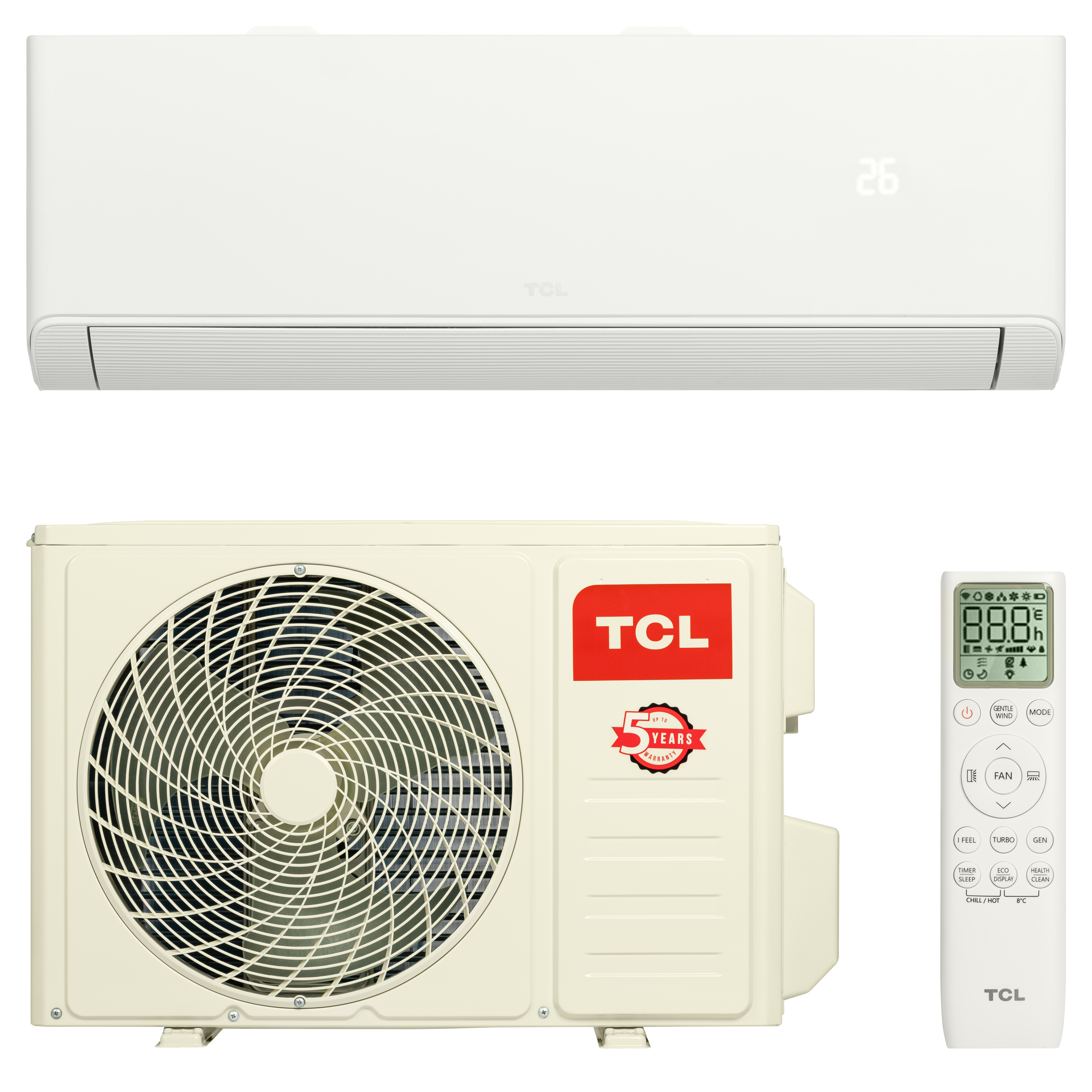 TCL Ocarina BreezeIN TAC-12CHSD/TPH11IHB Heat Pump Inverter R32 WI-FI