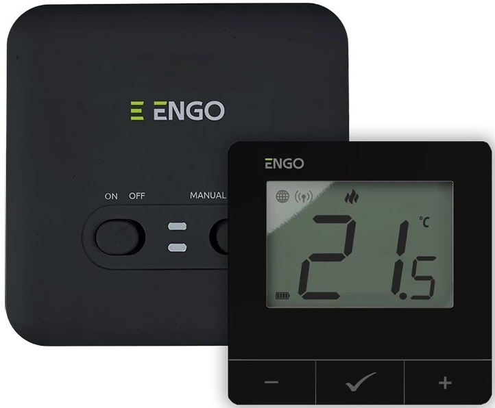 Сенсорный терморегулятор Engo Controls E20i-B, Wi-Fi, черный