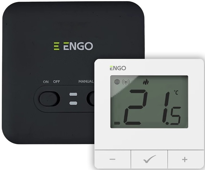 Механический терморегулятор Engo Controls E20i-W, Wi-Fi, белый