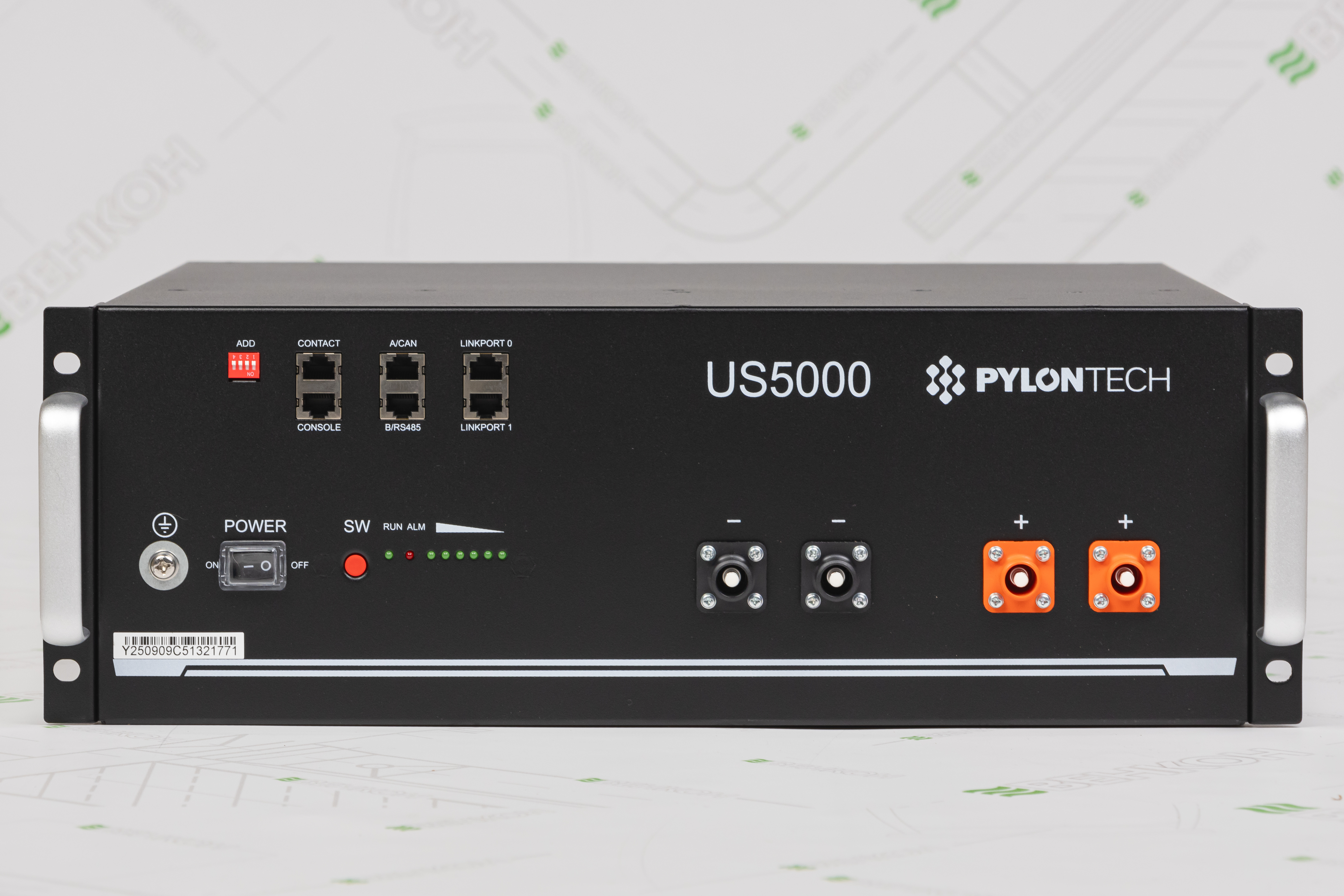 Аккумуляторная батарея Pylontech LiFePO4 48V 100Ah (US5000) цена 49999 грн - фотография 2