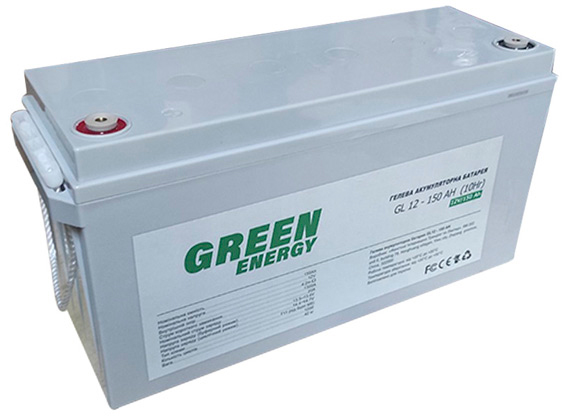 Аккумуляторная батарея Green Energy GEL 12V 150Ah (Gel Battary 150-12) в интернет-магазине, главное фото