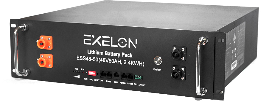 Акумуляторна батарея Exelon LiFePO4 48V 50Ah (ESS-48V-50Ah)