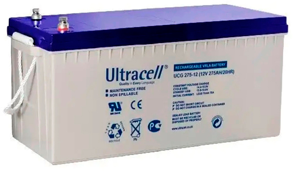 Аккумуляторная батарея Ultracell GEL 12V 275Ah (UCG275-12)