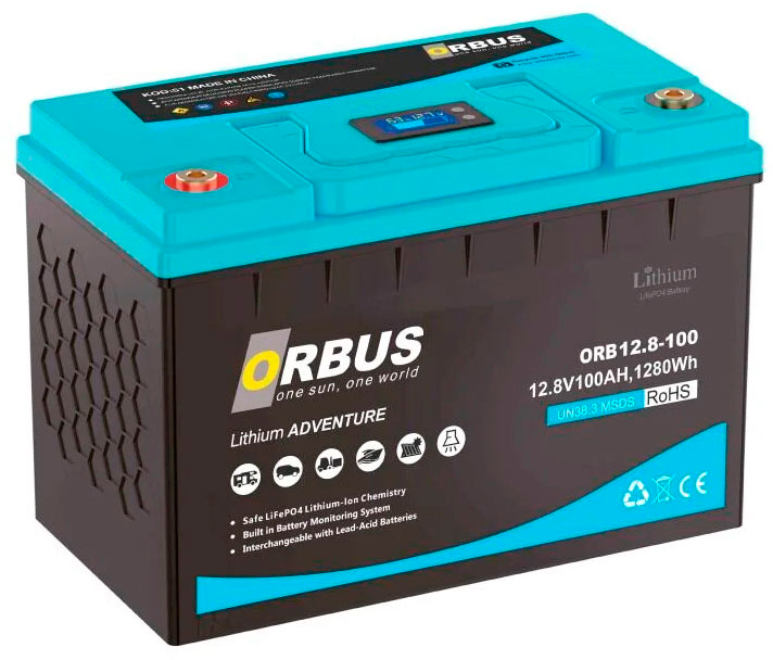 Купити акумуляторна батарея Orbus LiFePO4 12,8V 100Ah (LIT12-100) в Черкасах