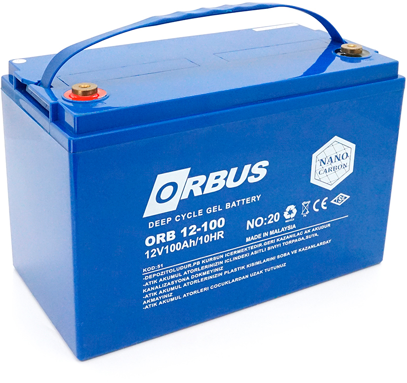 Ціна акумуляторна батарея Orbus GEL 12V 100Ah (CG12100) в Черкасах