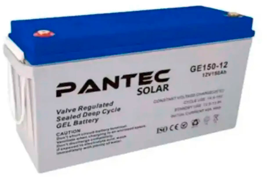 Характеристики аккумуляторная батарея Pantec GEL 12V 150Ah (PTG150-12)