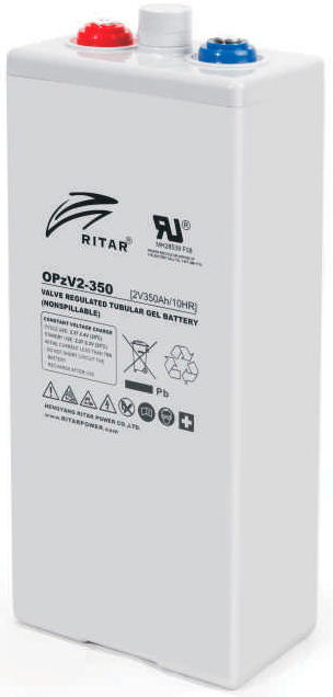 Акумуляторна батарея Ritar GEL 2V 350Ah (OPzV 2-350)