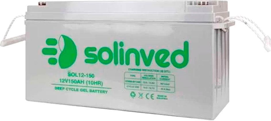 Акумуляторна батарея Solinved GEL 12V 150Ah (SLG150-12) ціна 19748 грн - фотографія 2