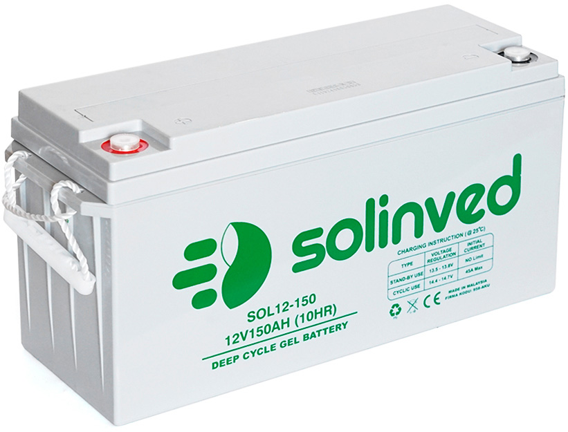 Цена аккумуляторная батарея Solinved GEL 12V 150Ah (SLG150-12) в Черкассах