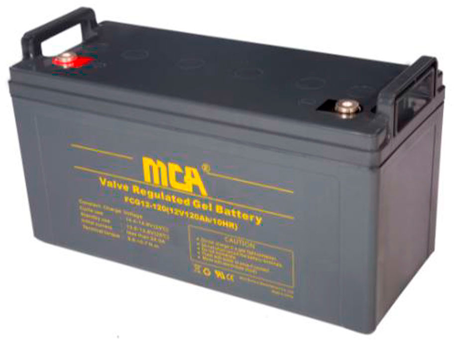 Інструкція акумуляторна батарея MCA GEL 12V 120Ah (FCG12-120BT)