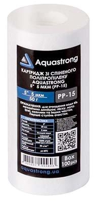 Картридж для фильтра Aquastrong 5” 5 мкм (PP-15) в интернет-магазине, главное фото