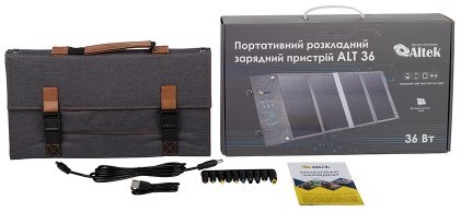 в продажу Портативна сонячна батарея Altek ALT-36 - фото 3