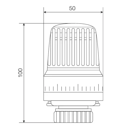 Koer KR.1335 - M30x1.5 (KR2875) Габаритні розміри