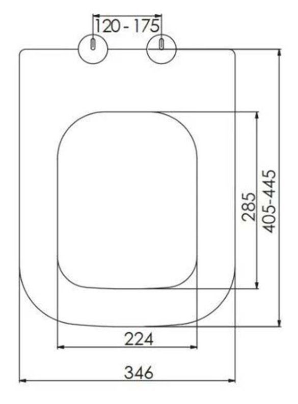 NKP Yakut/soft close (0344) Габаритні розміри