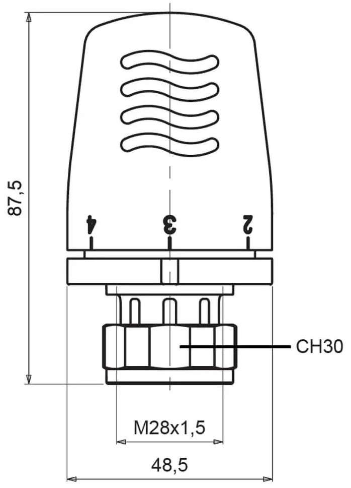 Icma M28x1,5 (821100AC20) Габаритні розміри