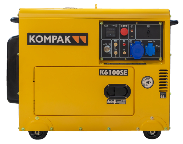 Генератор з електростартером Kompak K6100SE 5000/5500 W