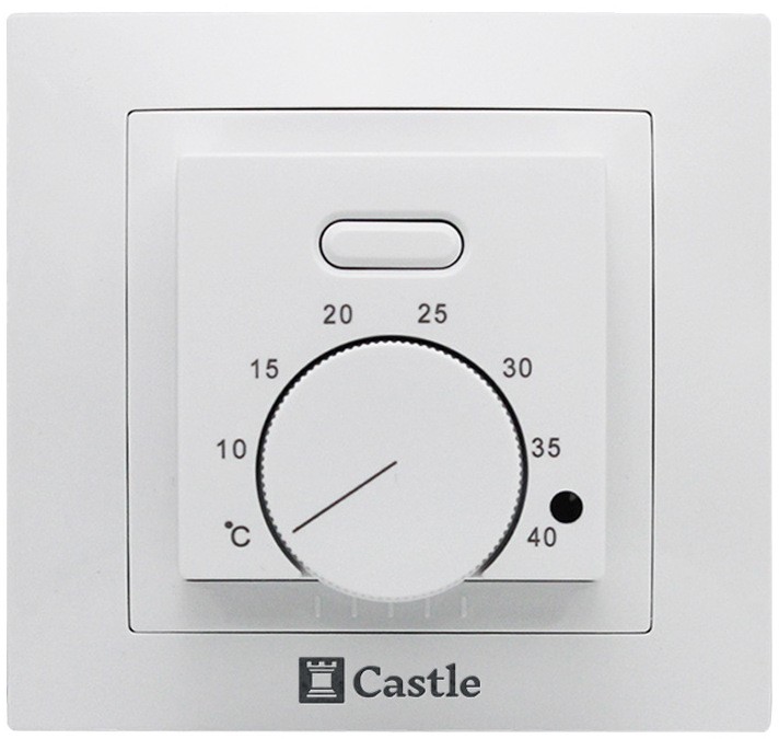 Купить терморегулятор Castle AC308H Белый в Черновцах