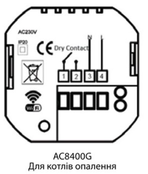 Castle AC8400G Черный Габаритные размеры