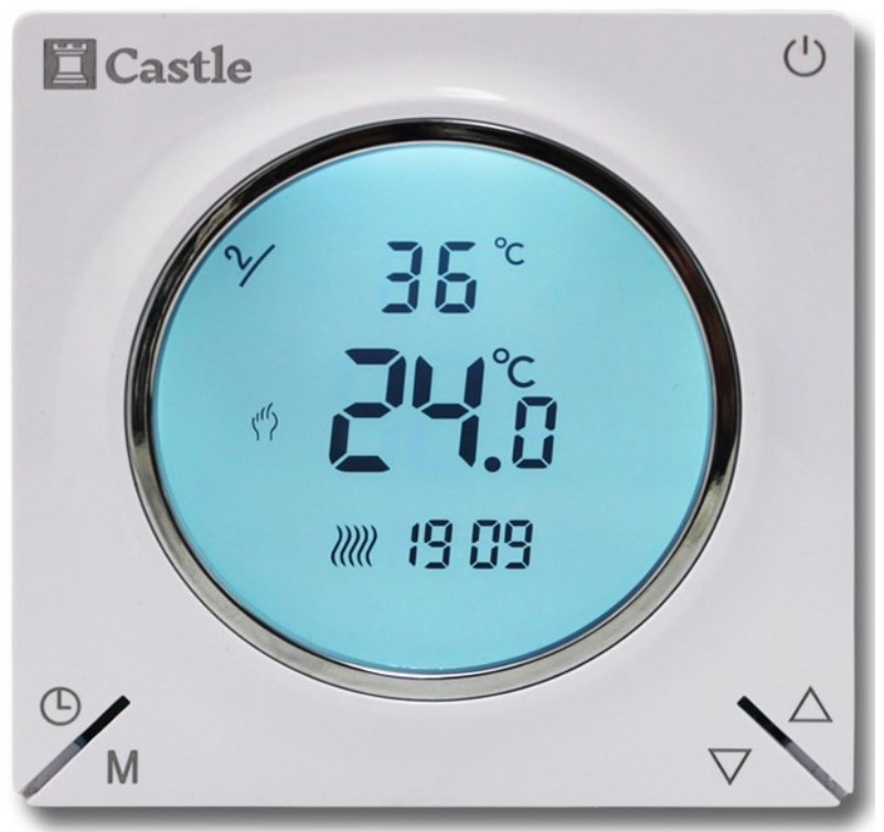 Терморегулятор Castle AC829H Wi Fi (Білий)