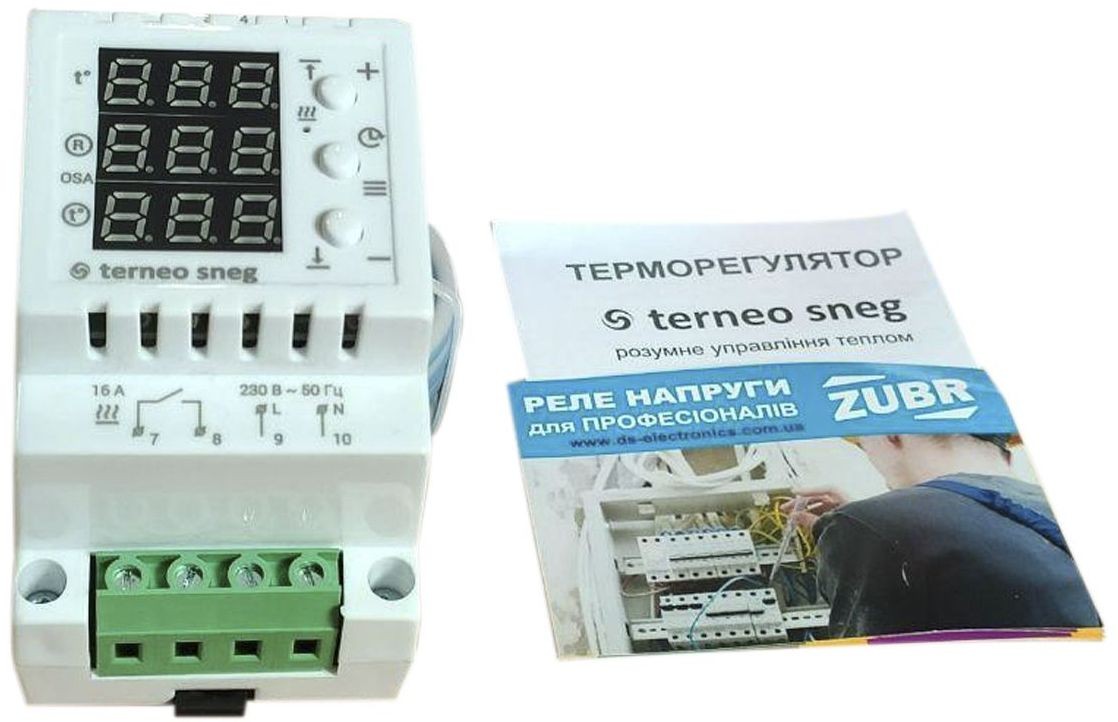 в продаже Терморегулятор Terneo SNEG с датчиком снеготаяния - фото 3