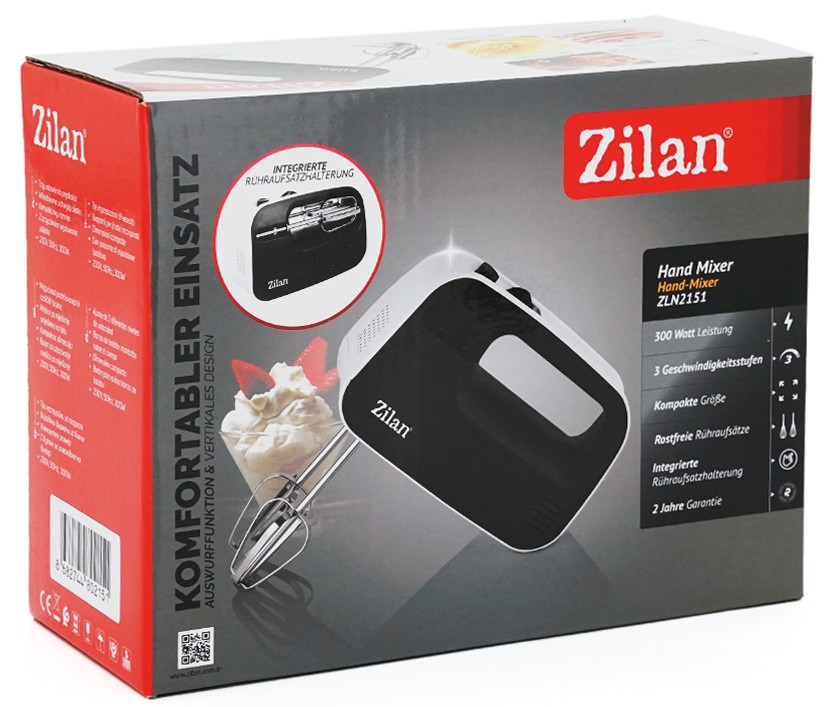 Миксер Zilan ZLN2151, 300W, black характеристики - фотография 7