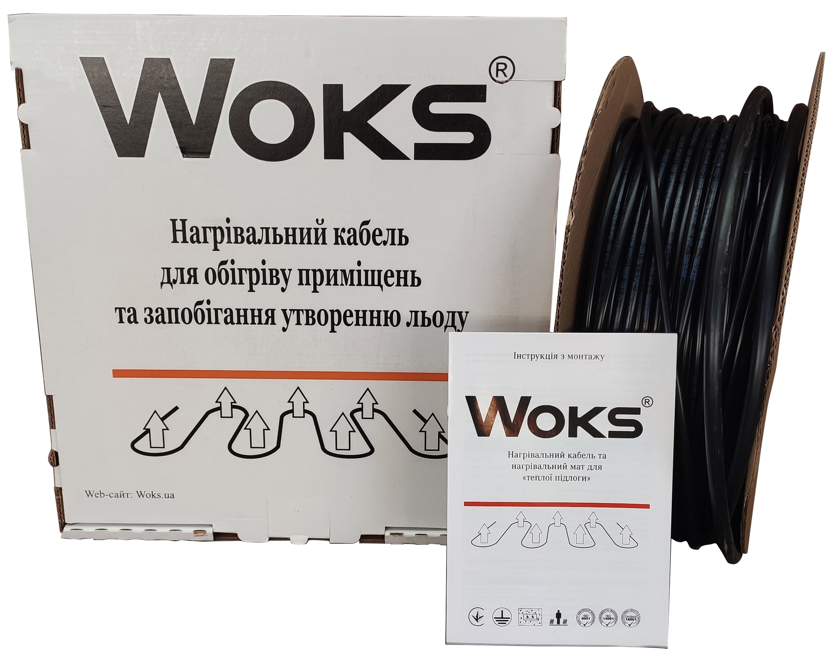 Тепла підлога під ковролін Woks 20T 1058 Вт, 54 м (0924008)