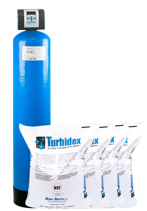 Filtrons Turbidex 1665 на клапані Clack CK (OCK1665T)